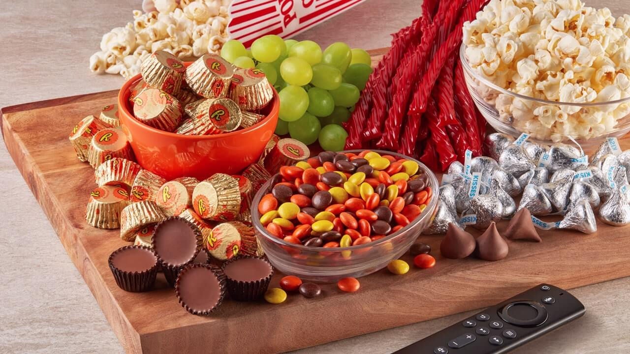 movie night charcuterie board