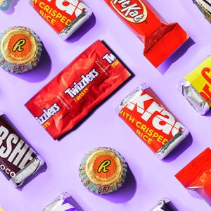 assortment of hershey candies