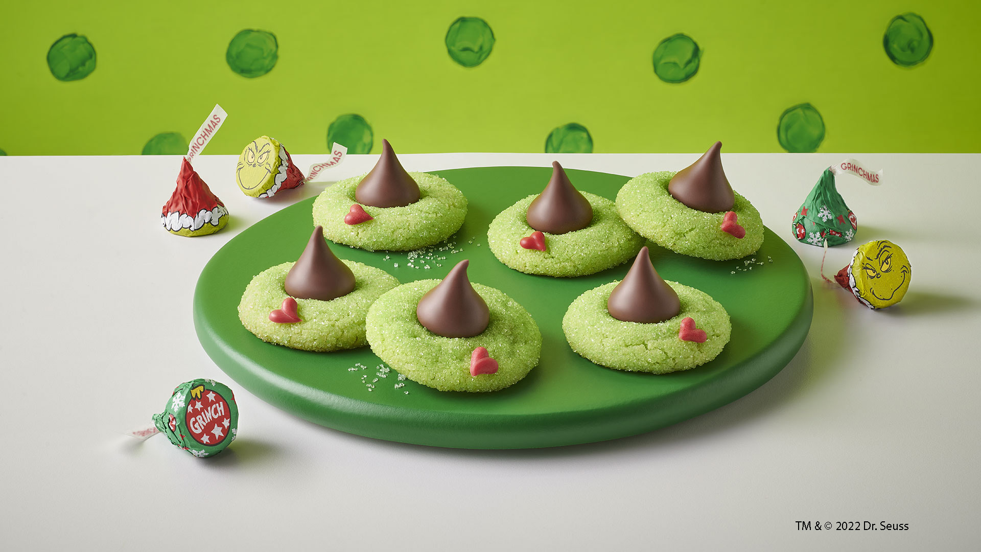 plate of grinch blossoms