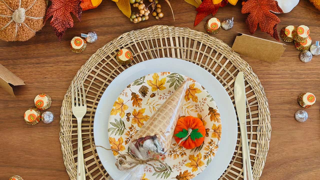 cone-u-copia party favors