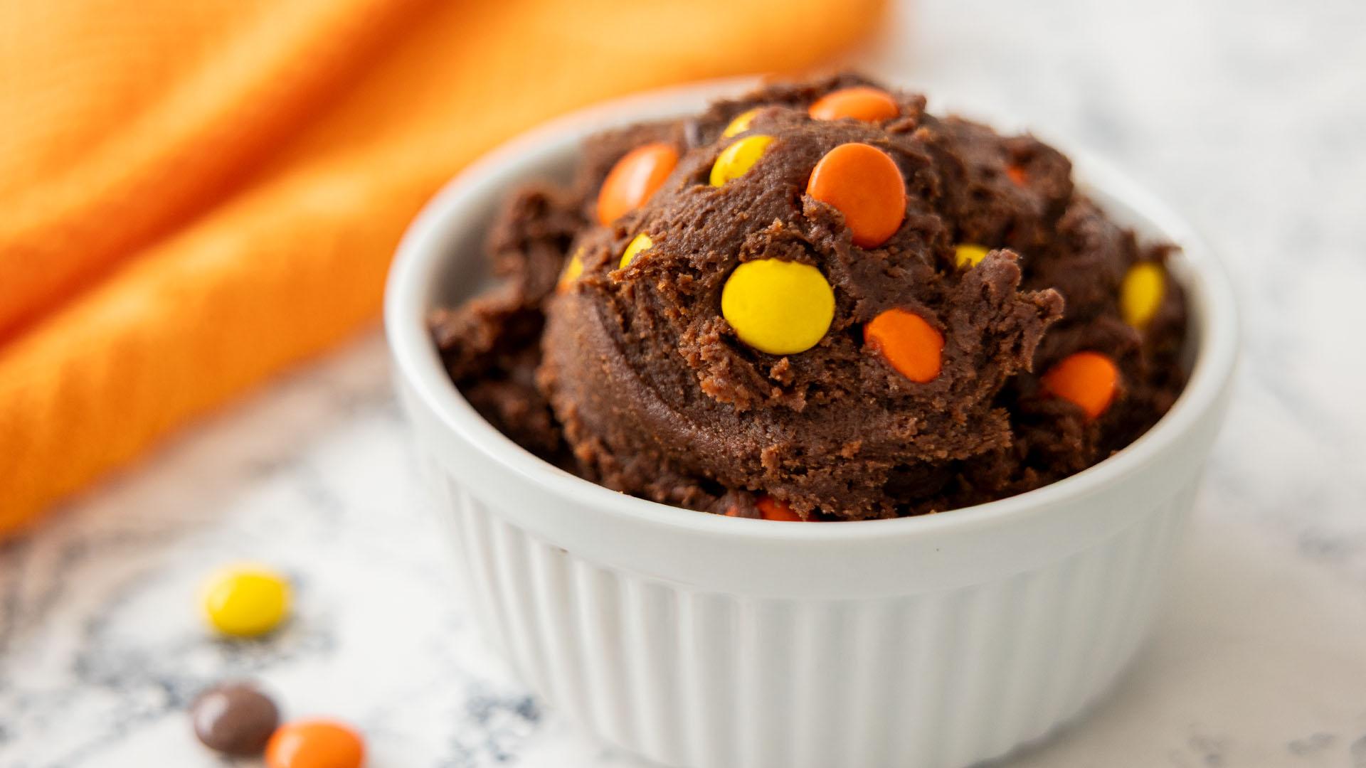 bowl of reeses cookie dough