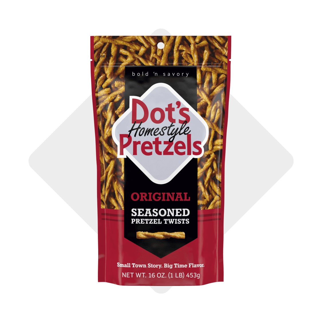 large bag of dots homestyle pretzels original seasoned pretzel twists
