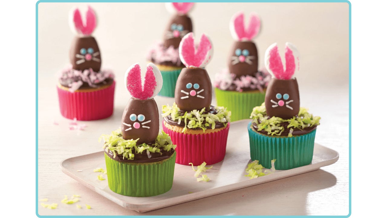 tray of peanut butter bunnycakes