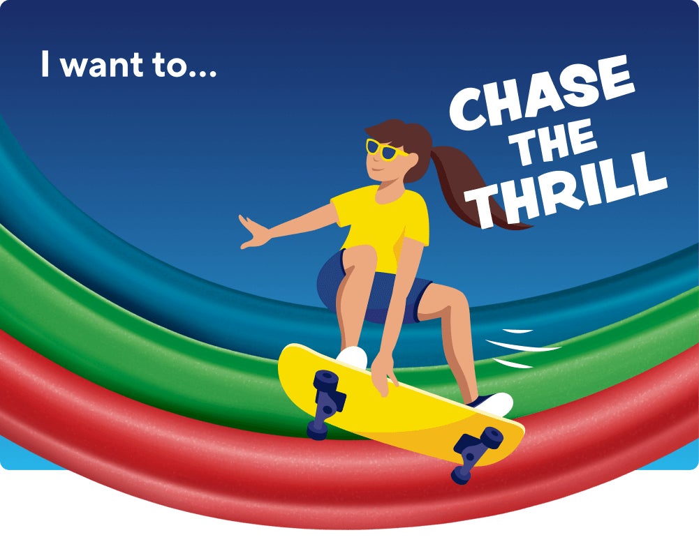 I want to chase the thrill