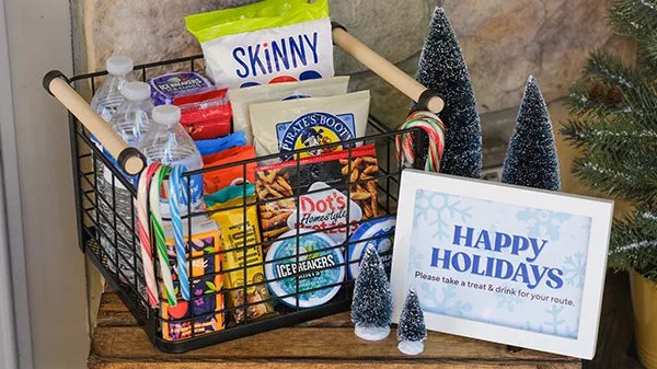 hersheys delivery driver basket